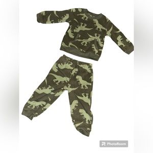 Baby Boys Dino Fleece Set